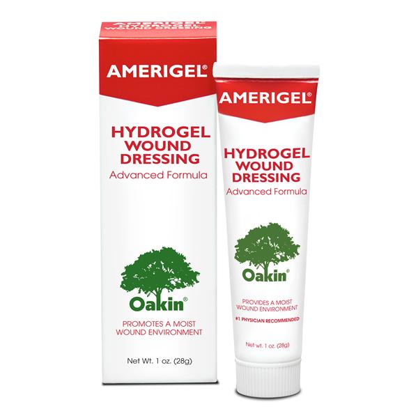 AMERIGEL Hydrogel Wound Dressing — Oakin Oak Extract Formula, 1 oz. & 3 oz.