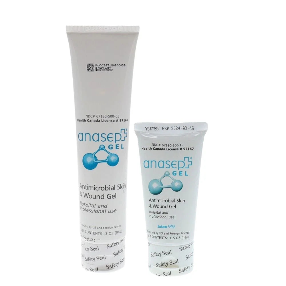 Anasept Antimicrobial Skin & Wound Gel — 0.057% Sodium Hypochlorite, 1.5 oz. & 3 oz.