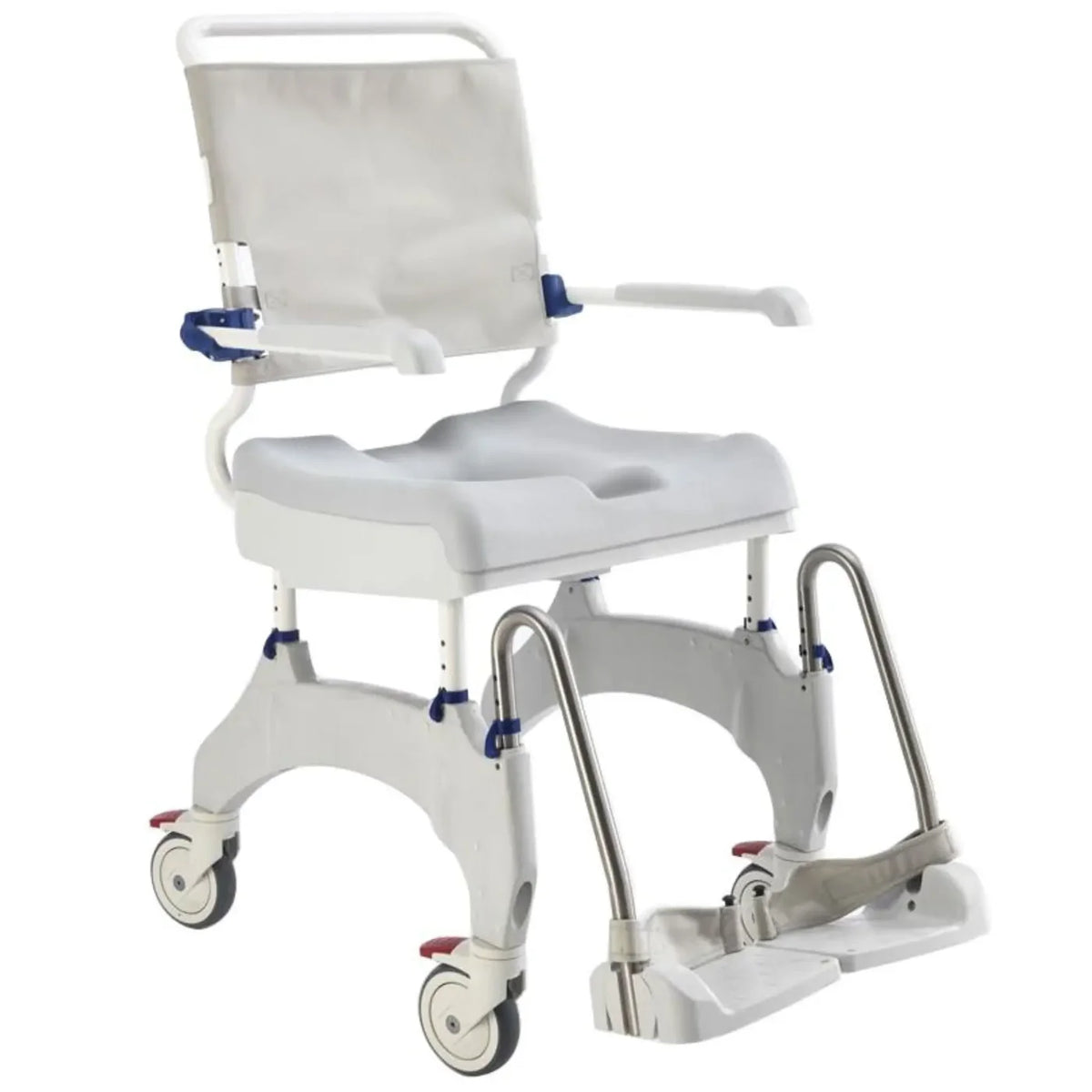 Invacare Aquatec Ocean Ergo Attendant Shower Commode Chair