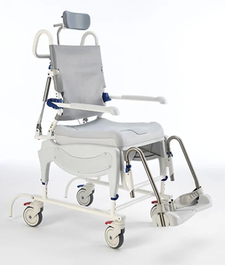 Invacare Aquatec Ocean Ergo Dual VIP Tilt-In-Space Shower Commode Chair