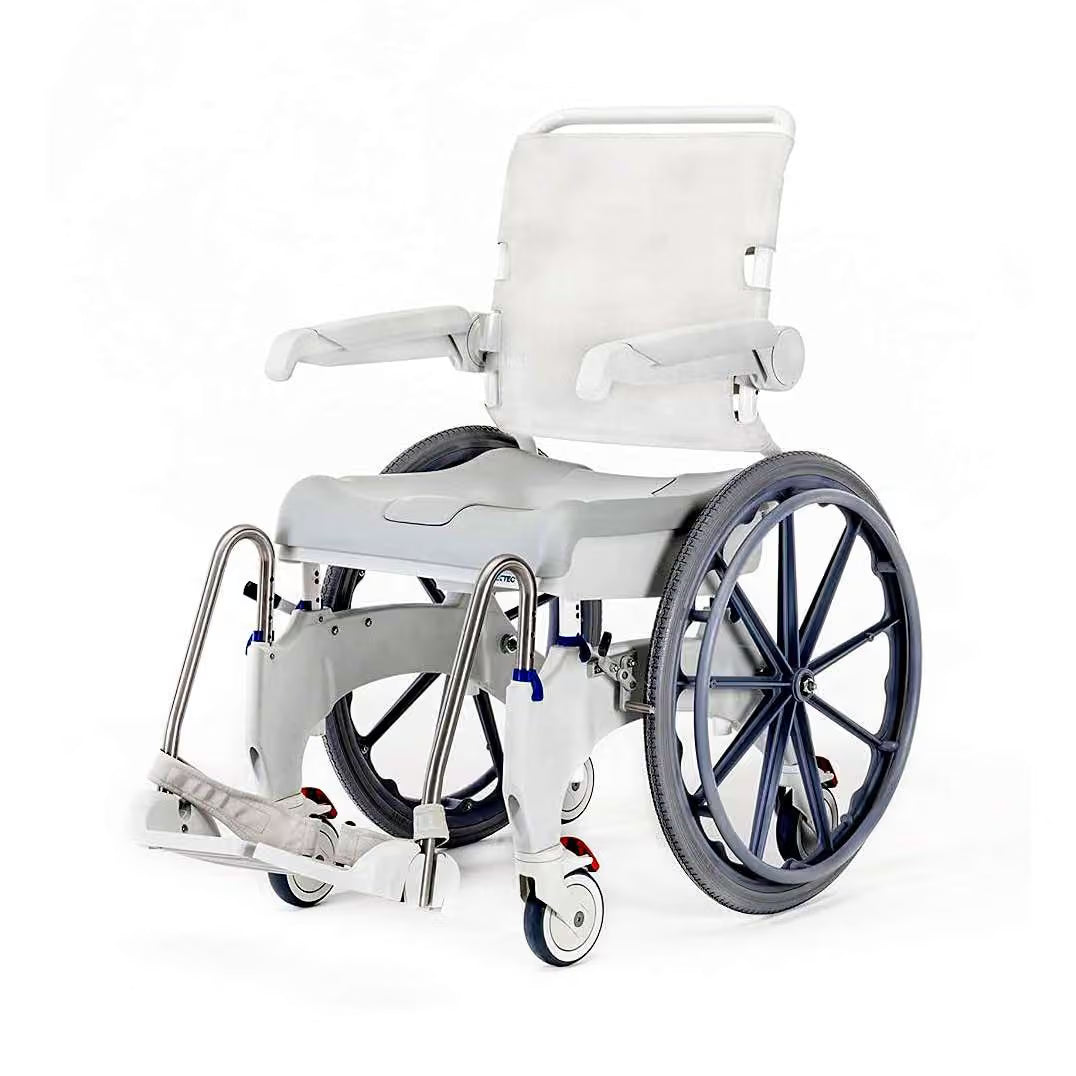 Invacare Aquatec Ocean Ergo Self-Propel Shower Commode Chair