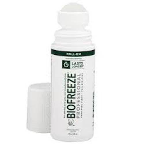 BIOFREEZE Professional Roll-On, Colorless, 3-oz.