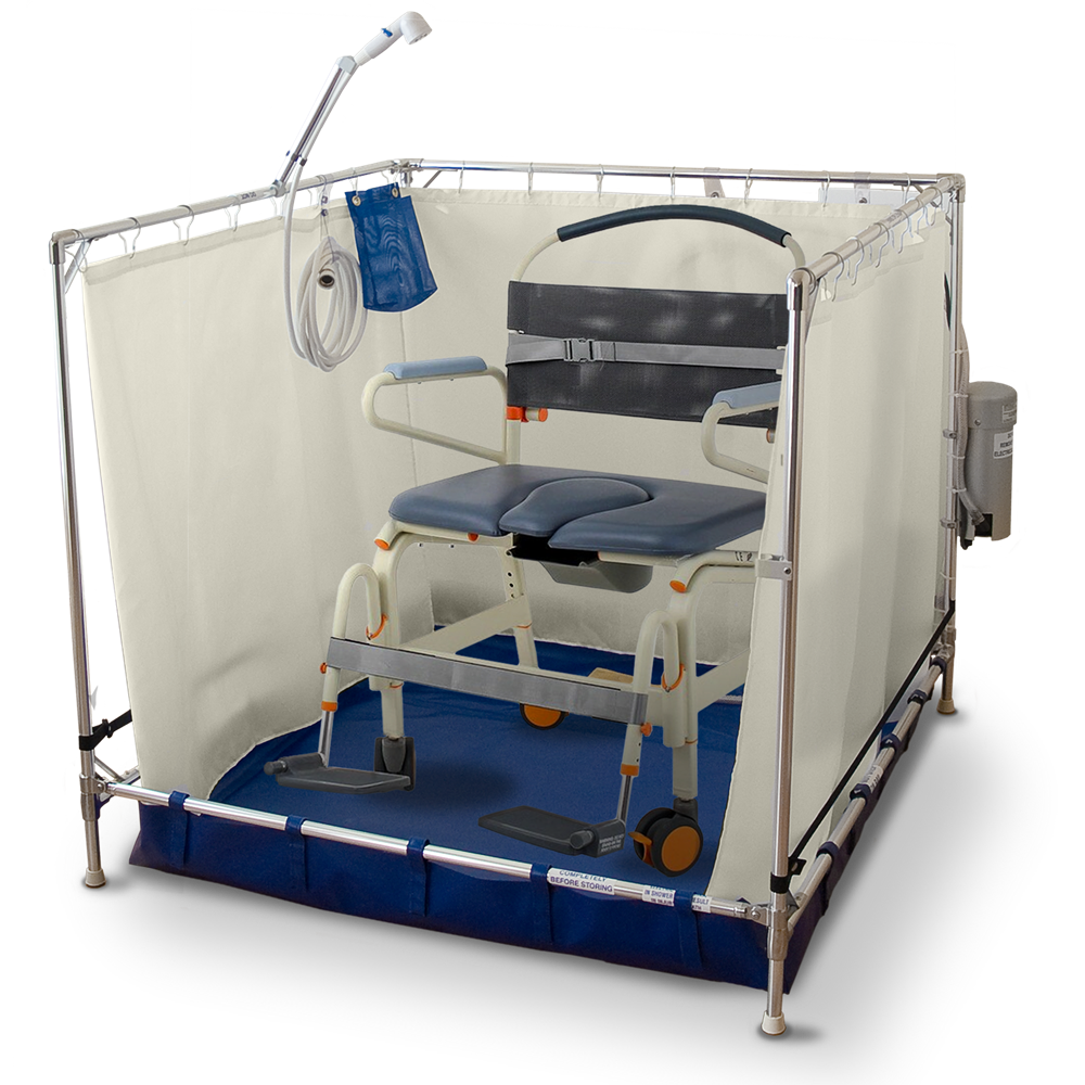 FAWSsit Portable Showers - Bariatric Model