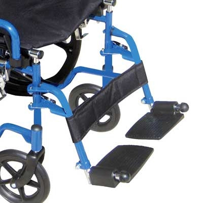 Drive Medical Blue Streak Wheelchair – Folding 300 lb Capacity