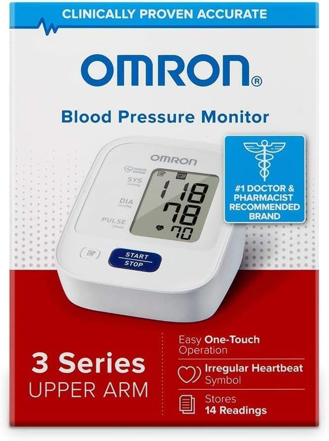 Omron 3 Series BP7100 Upper Arm Blood Pressure Monitor