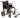 Drive Medical Heavy-Duty Bariatric Transport Chair – 450 lb Capacity, 20" or 22" Seat