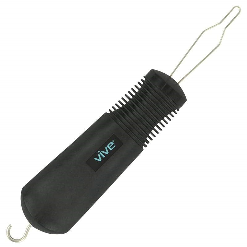 Vive Health Button Hook and Zipper Puller – Dual-Action Adaptive Dressing Aid
