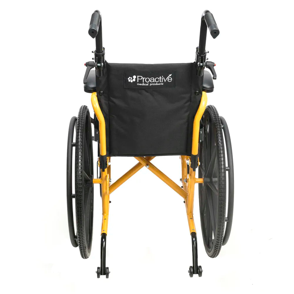 Blaze Pediatric Wheelchair – 12" or 14" Seat Folding Wheelchair for Kids
