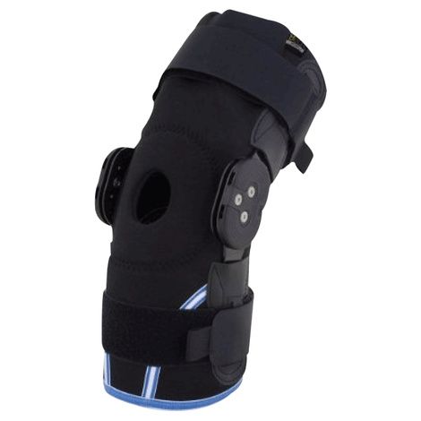 Body Sport Compression Knee Brace – Zero-Friction ROM Hinged Stabilization