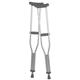 LifeStyle Moility Aids Adult, Junior Aluminum Underarm Crutches
