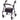 Carex Step-N-Rest Rolling Walker with Seat – Lightweight 6" Wheel Rollator Walker