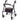 Carex Step-N-Rest Rolling Walker with Seat – Lightweight 6" Wheel Rollator Walker