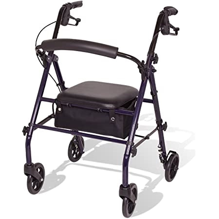 Carex Step N' Rest 4 Wheel Rollator