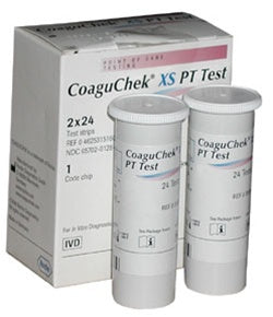 Coaguchek Xs Pt Test Strips, Box of 48