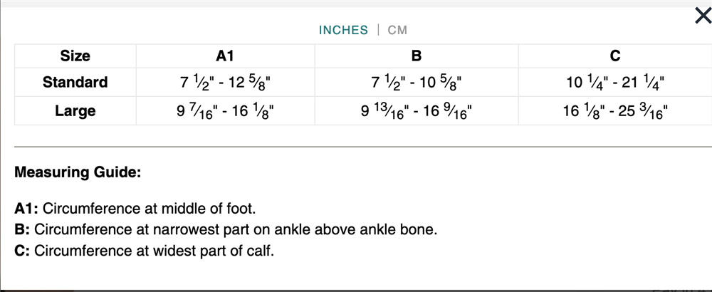 Circaid Compressive Undersock 25-35 mmHg