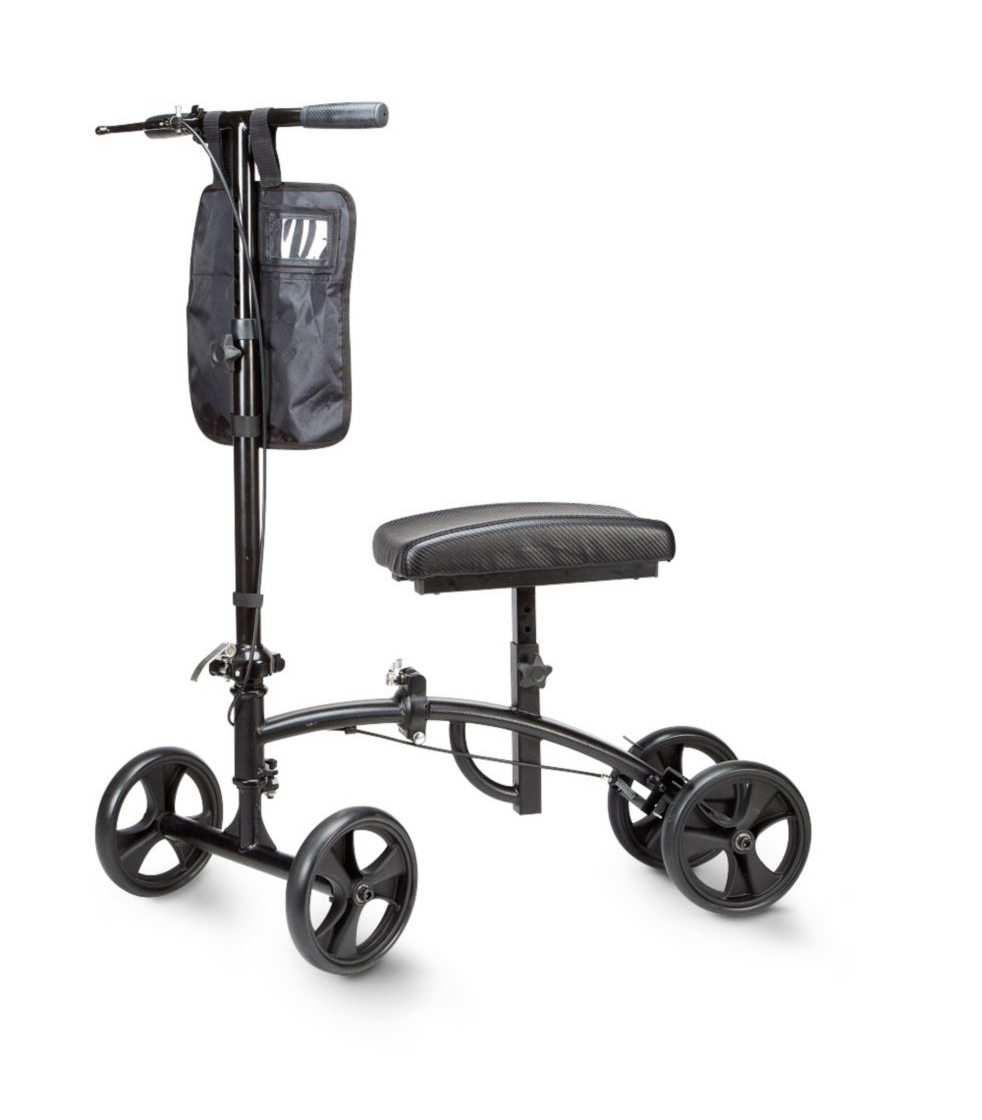 Cardinal Health Steerable Knee Walker – Adjustable Knee Scooter for Foot & Ankle Injury