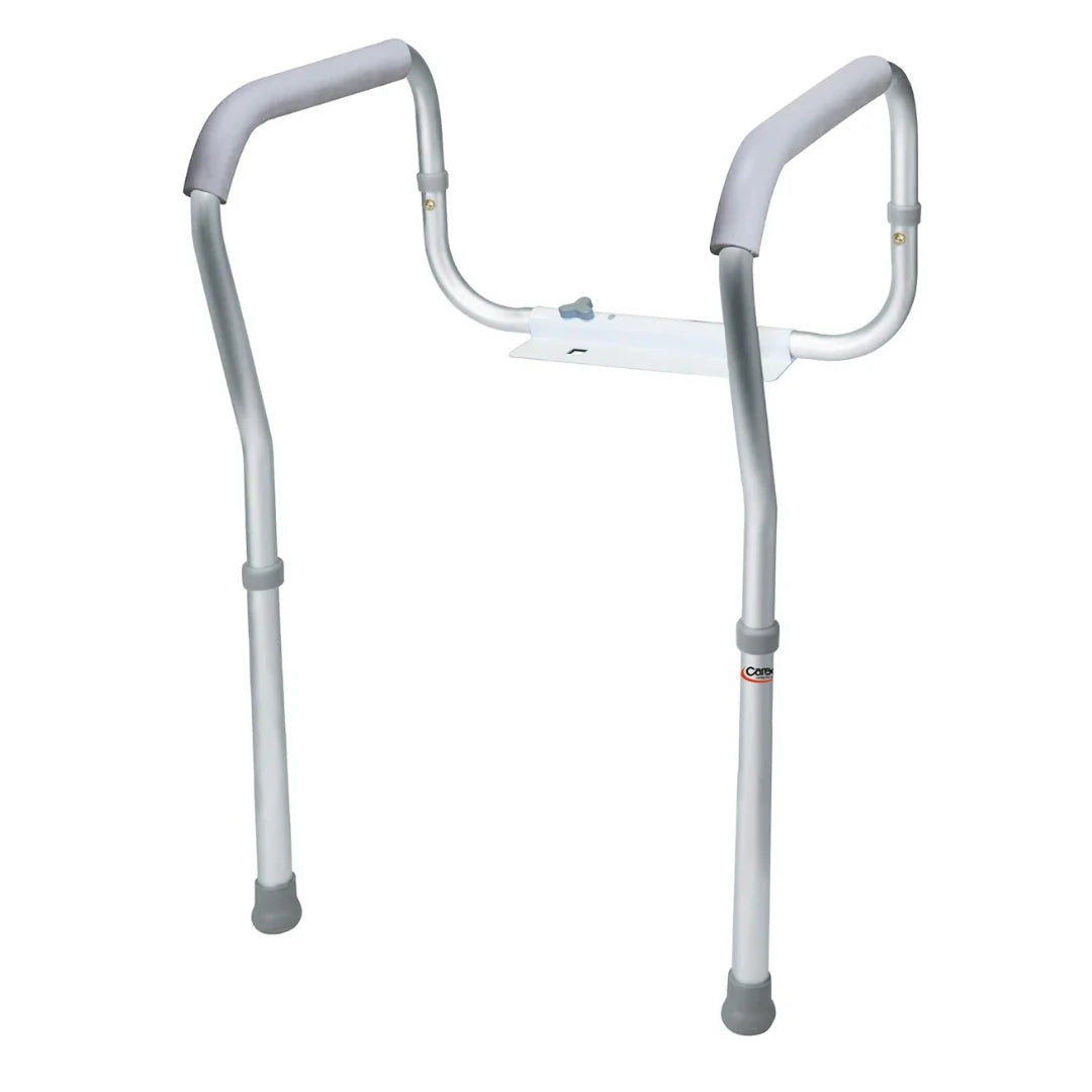 Carex Toilet Safety Frame — Height & Width Adjustable, 300 lb