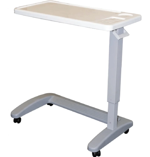 Carex Overbed Table FGP56700 – Adjustable Rolling Bedside Table with C-Base