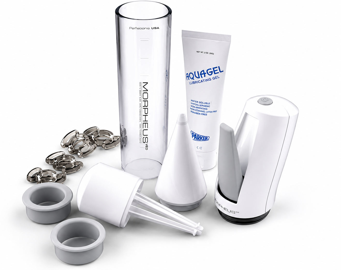 Morpheus Manual Vacuum Erection Device — USA-Made Manual ED Pump with Mechanical Arm Action