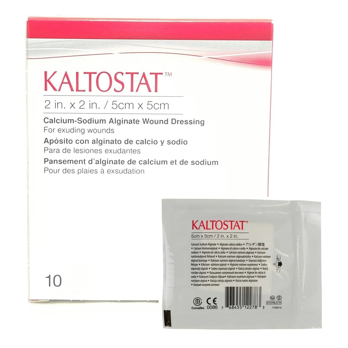 ConvaTec Kaltostat Alginate Dressing — High-Absorbency & Hemostatic Wound Care
