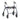 Dolomite Maxi Bariatric Rollator Walker – Extra-Wide 450 lb Heavy Duty Rolling Walker with Seat
