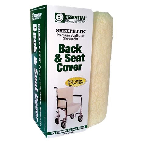 Essential Medical Sheepette Wheelchair Seat & Back Pad