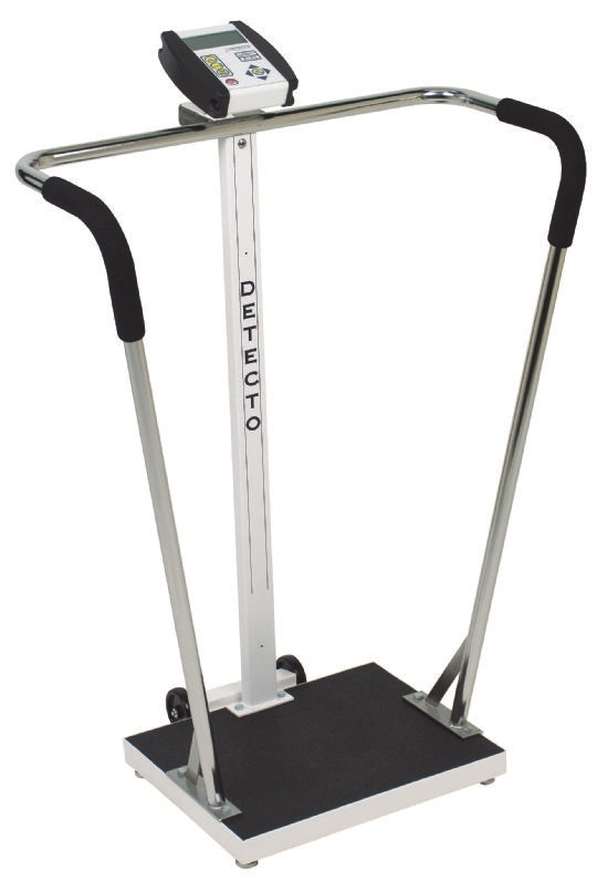 Detecto 6855 Bariatric Scale – 600 lb Digital Handrail Scale