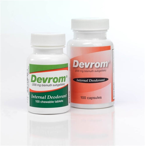 Devrom Capsules Parthenon Devrom Internal Deodorant Capsules 50016 | 200mg Bismuth ...