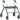 Dolomite Maxi Plus Rollator – Heavy-Duty Bariatric Rollator Walker with Extra-Wide Frame