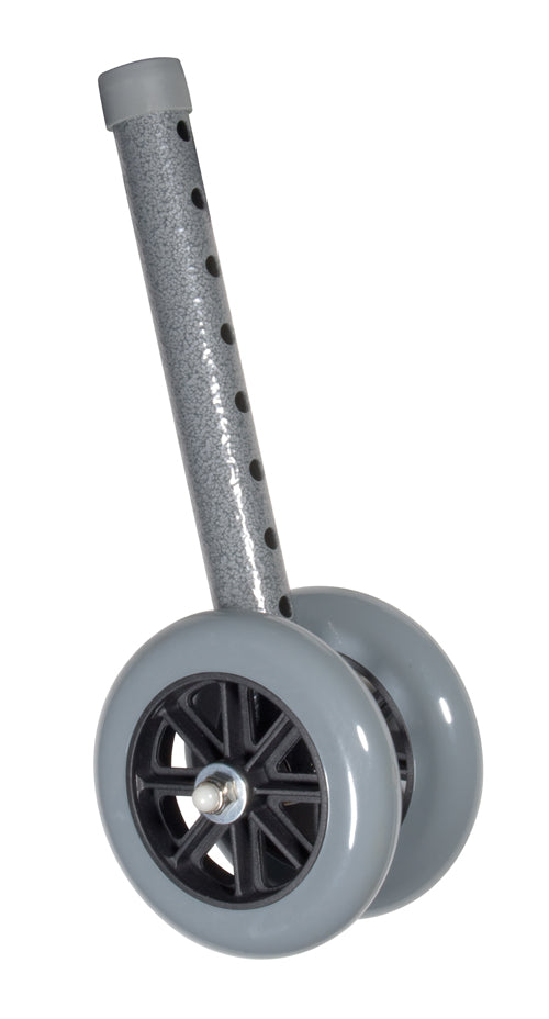 Drive Heavy Duty Bariatric 5" Walker Wheels without Extension Legs