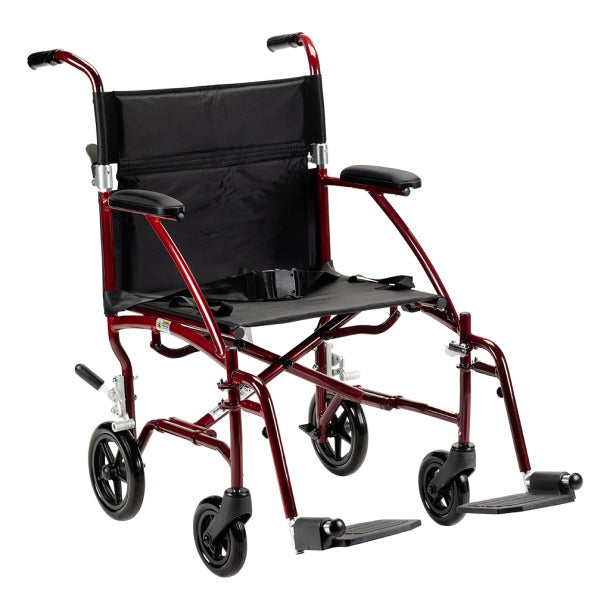 Drive Medical Deluxe Fly-Weight Transport Wheelchair
