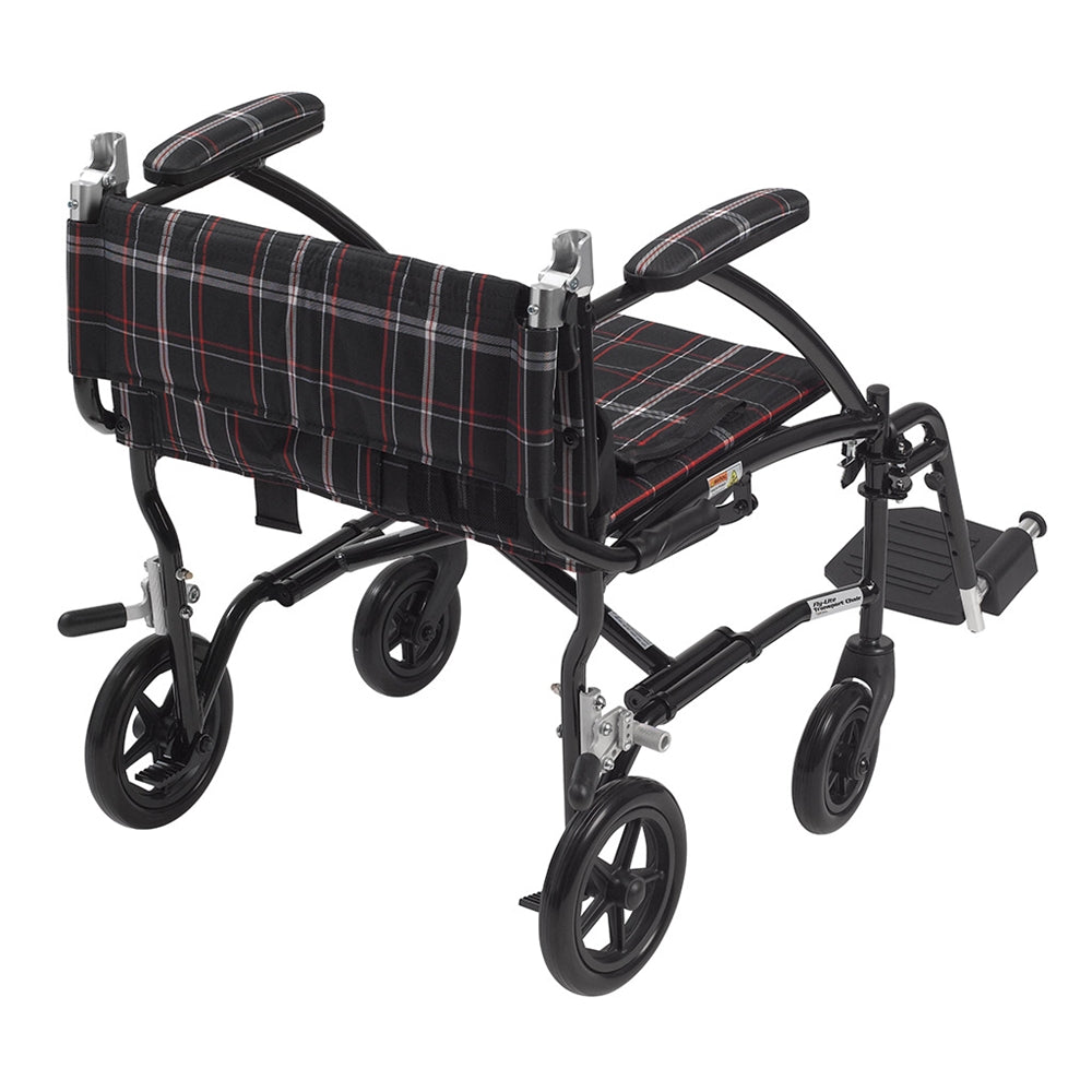 Drive Medical Deluxe Fly-Weight Transport Wheelchair