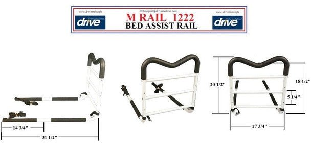 Drive Medical M-Rail Home Bed Assist Handle