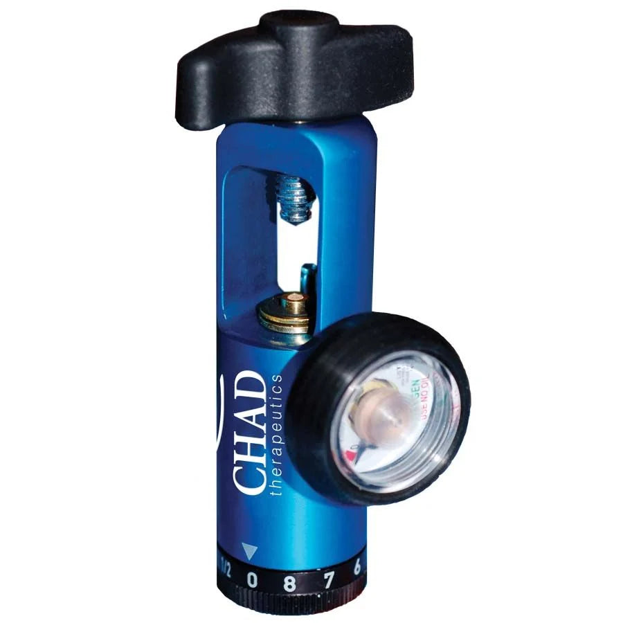 Drive CHAD CGA 870 Oxygen Regulator 0–15 LPM Barb Outlet T-Handle