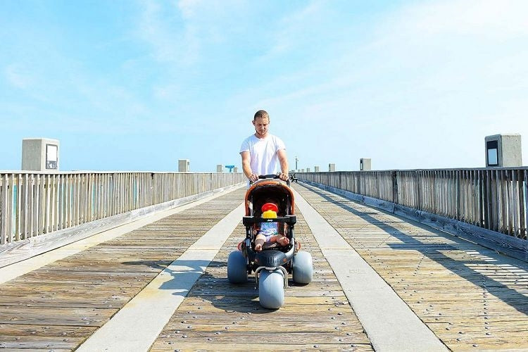 baby stroller for sand DeBug Baby Beach Jogger – All-Terrain Sand Stroller