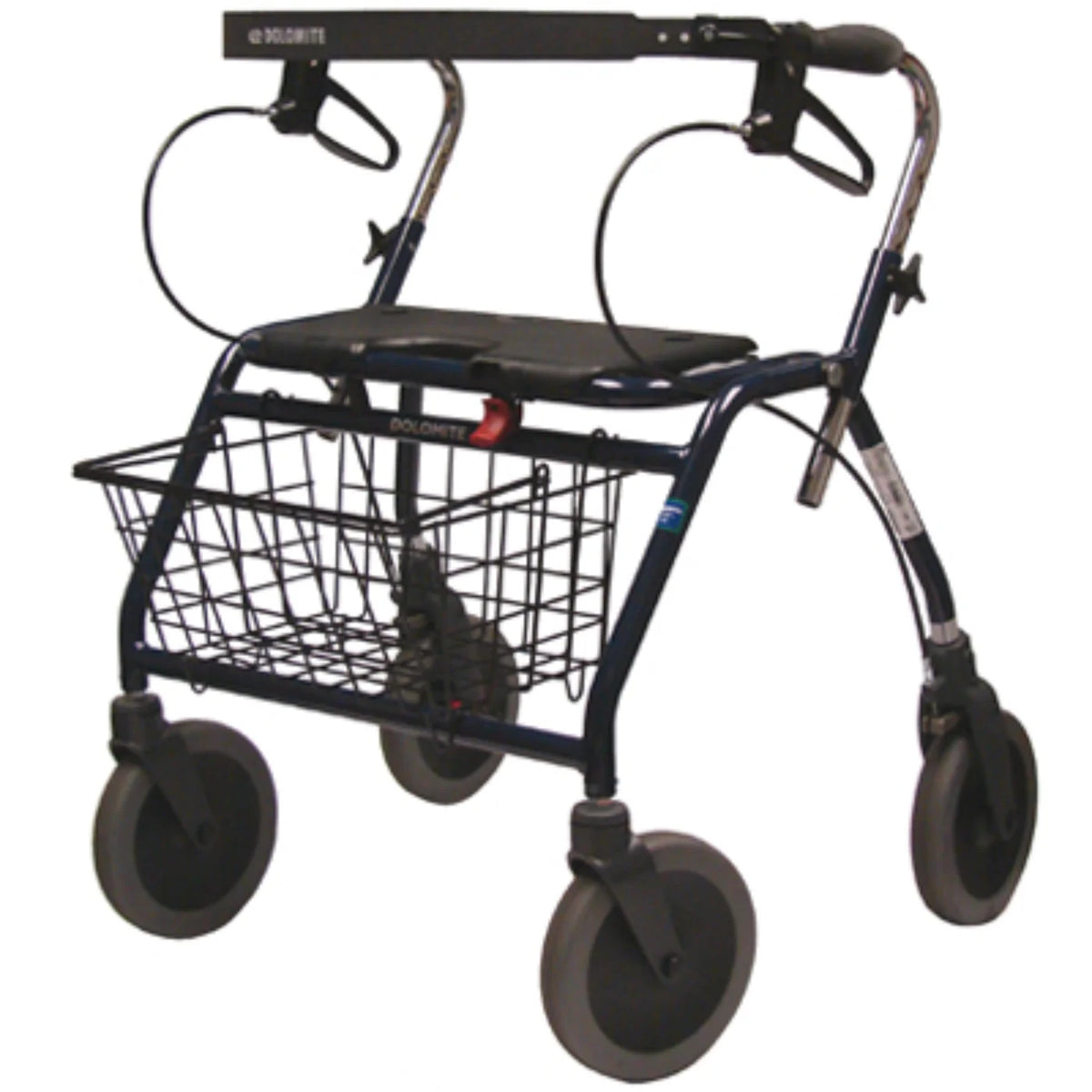 Dolomite Maxi Bariatric Rollator Walker – Extra-Wide 450 lb Heavy Duty Rolling Walker with Seat