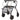 Dolomite Maxi Bariatric Rollator Walker – Extra-Wide 450 lb Heavy Duty Rolling Walker with Seat