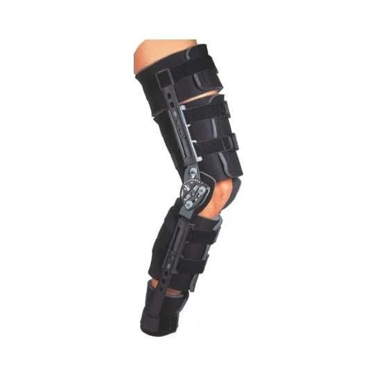 DonJoy TROM Advance Knee Brace – Brand Zero-Friction Telescoping Post-Op Stabilization