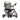 Drive Medical CarbonTouch Folding Power Wheelchair — CFPC17FS