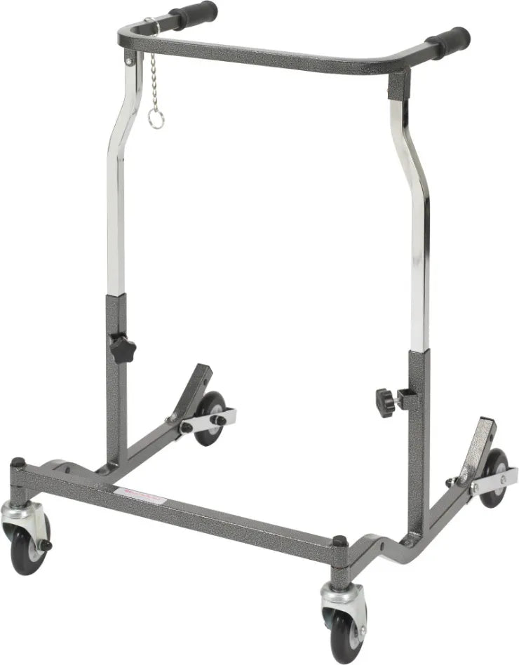 Drive Medical Adult Anterior Safety Walker | CE 1000 BK Posterior Safety Roller