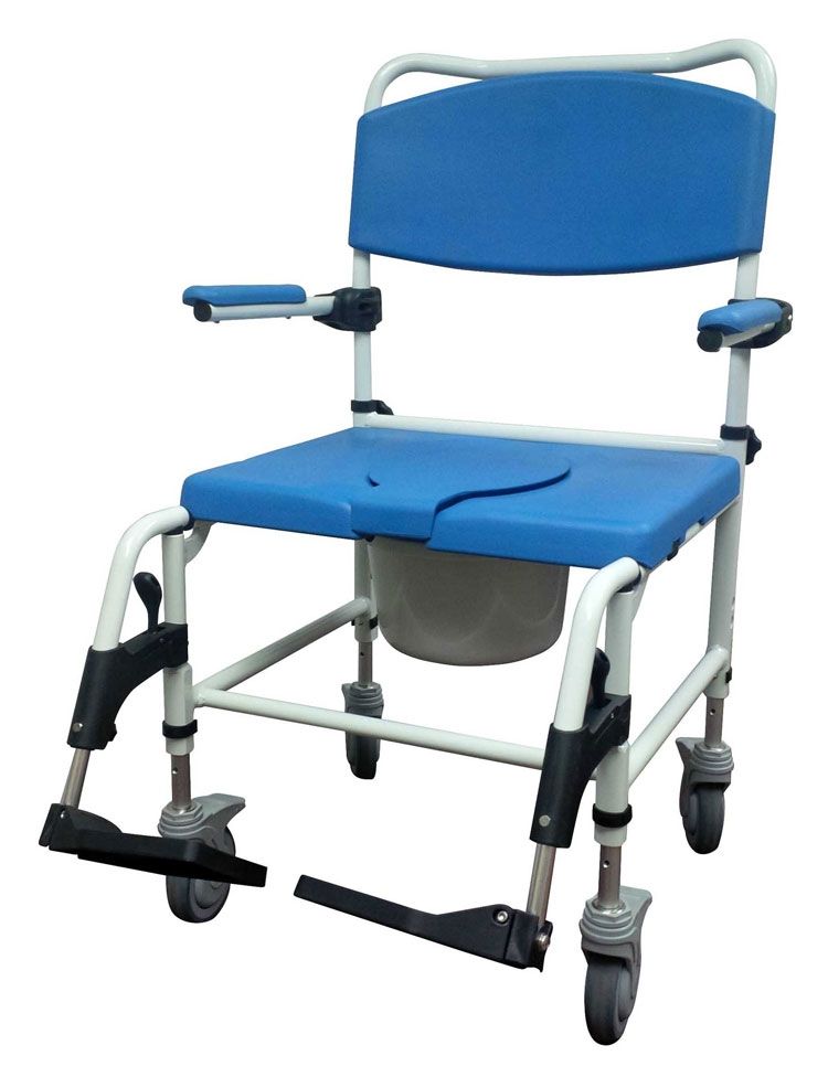 Drive Bariatric Aluminum Rehab Shower Commode Chair