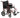 Drive Medical Bariatric Steel Transport Chair – 450 lb Capacity Heavy-Duty Folding Mobility Chair