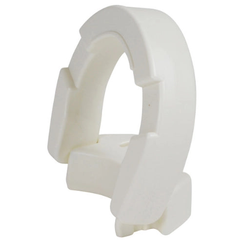 Drive Medical Hinged Toilet Seat Riser | Raised Toilet Seat with Flip-Up Design