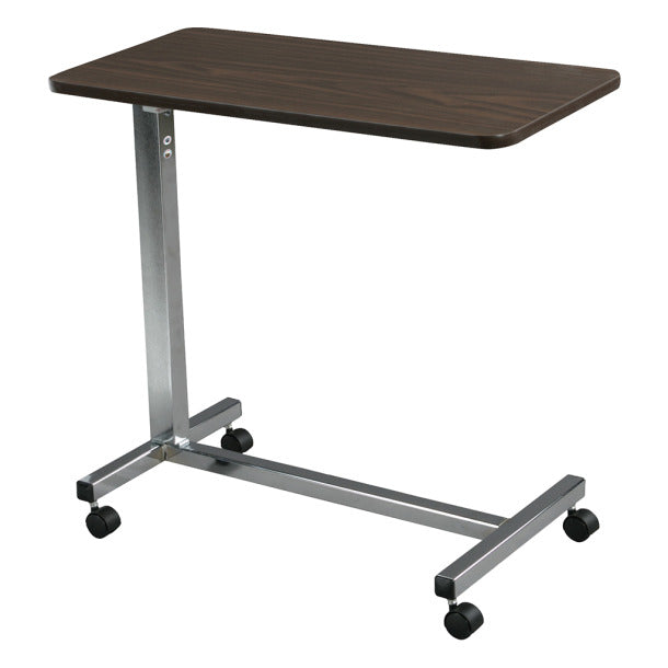Drive Medical Non-Tilt Overbed Table Silver Vein 13067