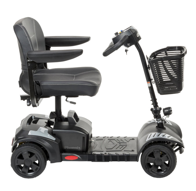 Drive Medical Phoenix LT 4-Wheel Portable Travel Mobility Scooter – 350 lb Capacity