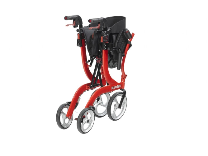 Drive Nitro Duet Rollator and Transport Chair – 18" Seat, 300 lb Capacity
