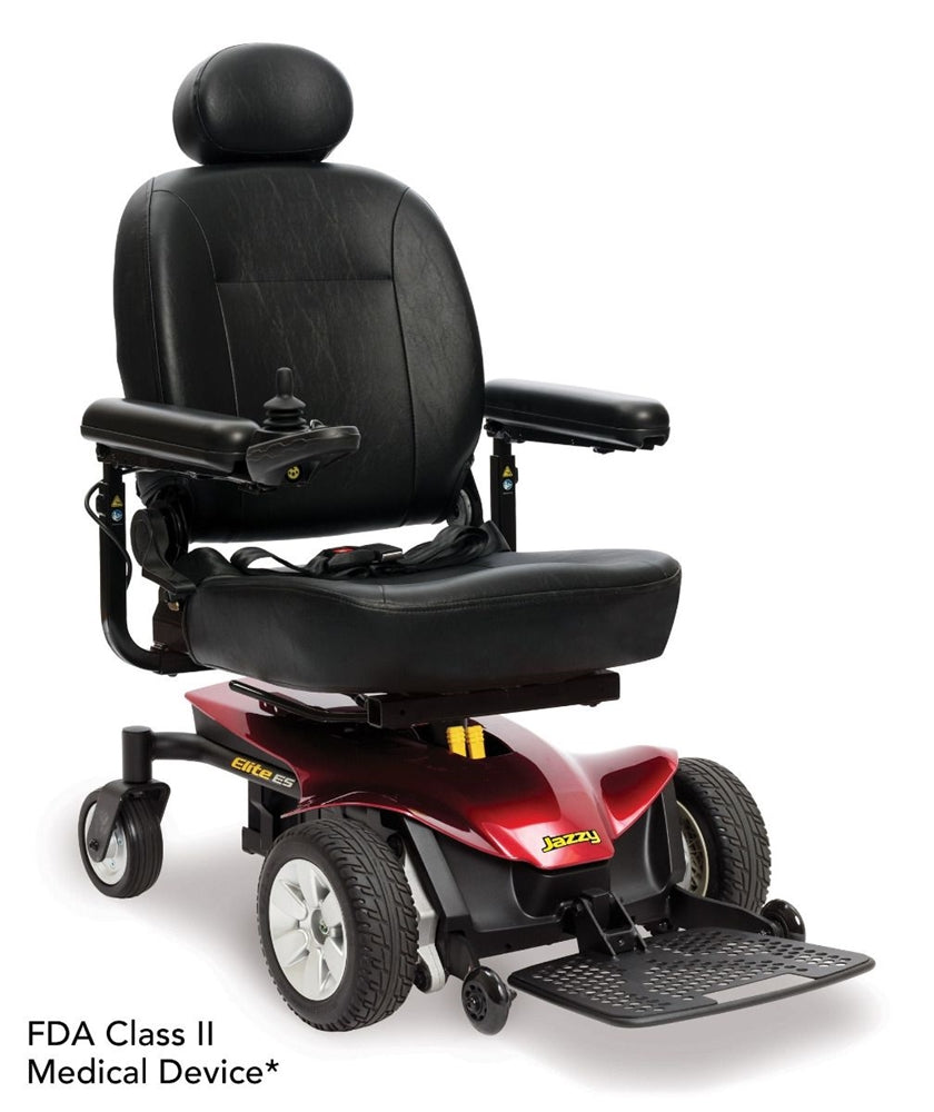 Pride Jazzy Elite ES In-Line, Front-Wheel Drive Power Wheelchair