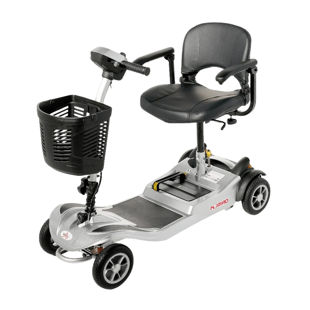 EV Rider Airline Approved Nomad Scooter with Front Basket & Full Suspension