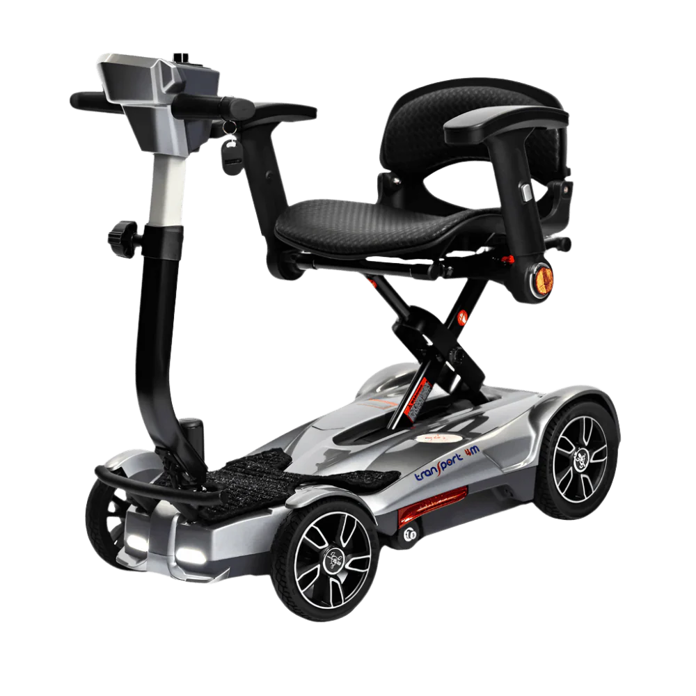 EV Rider Transport 4M S19FM 4-Wheel Manual Folding Travel Scooter – Airline Approved