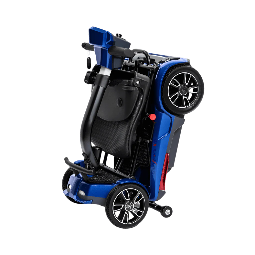 EV Rider Transport 4M S19FM 4-Wheel Manual Folding Travel Scooter – Airline Approved